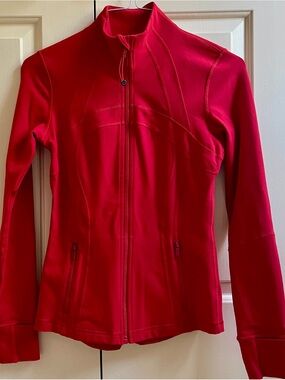 LN!❤️LULULEMON DEFINE Jacket sz 6 DARK RED Full-Length *LUON ~ HTF SIZE/COLOR!!